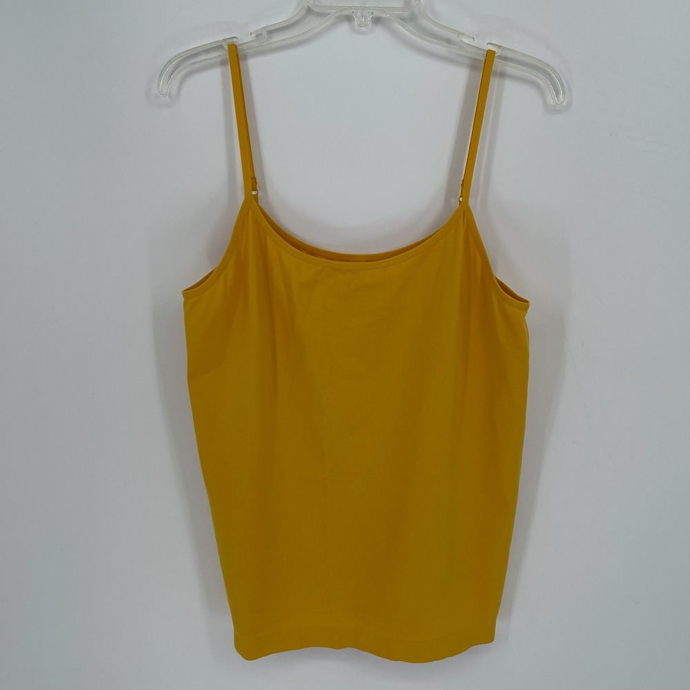 Cato Women's Mustard Yellow Adjustable Strap Camisole‎ Tank Top Size 22/24W